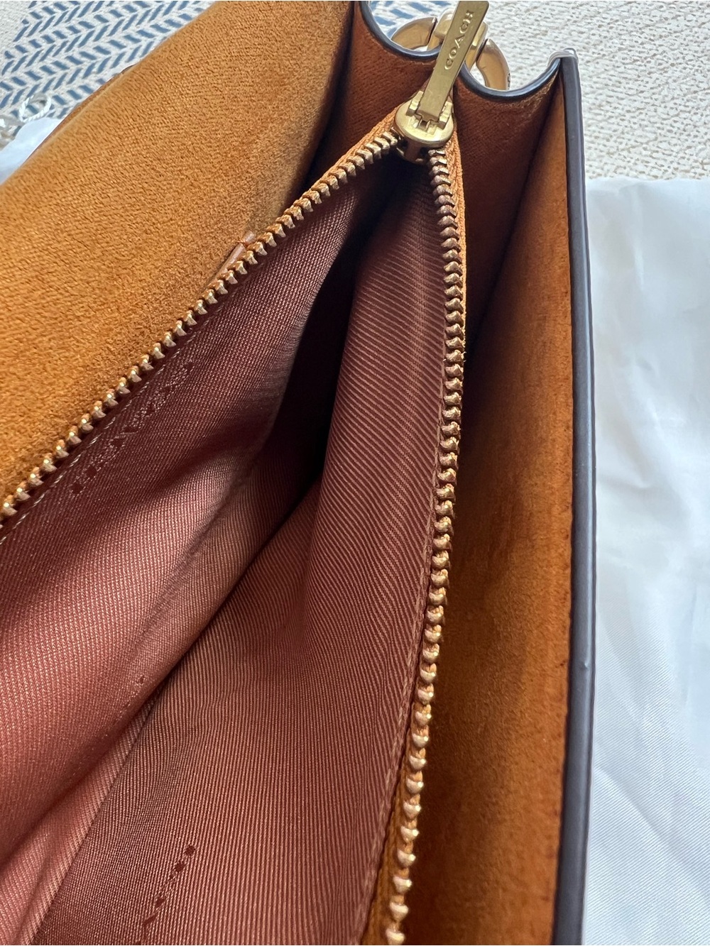 NWT COACH Leather TABBY 26 SHOULDER BAG IN CHALK - Picture 13 of 13